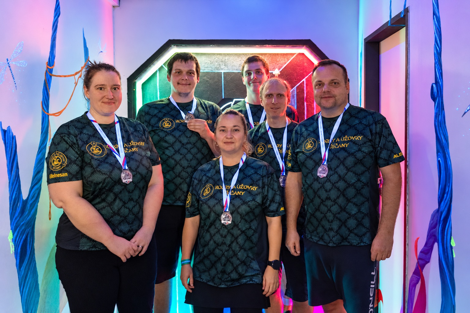 Tým Kobry a Užovky se stříbrnými medailemi po prvním kole České Laserball Ligy